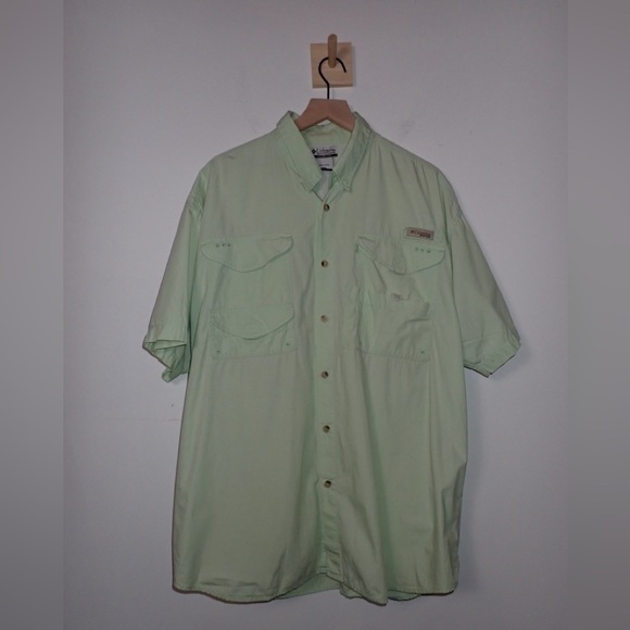 Columbia Men's PFG Bonehead Short Sleeve Fishing Shirt, Key West size XL - Picture 1 of 14